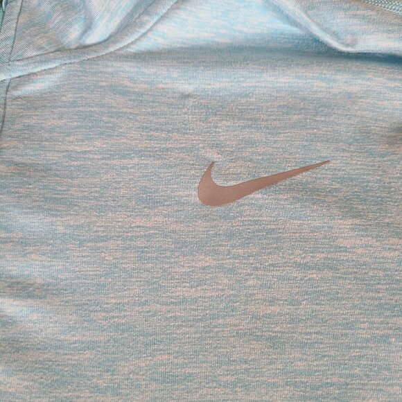 Nike Women's Dri-Fit Light Blue Long Sleeve Running Top Size Large - Picture 6 of 14